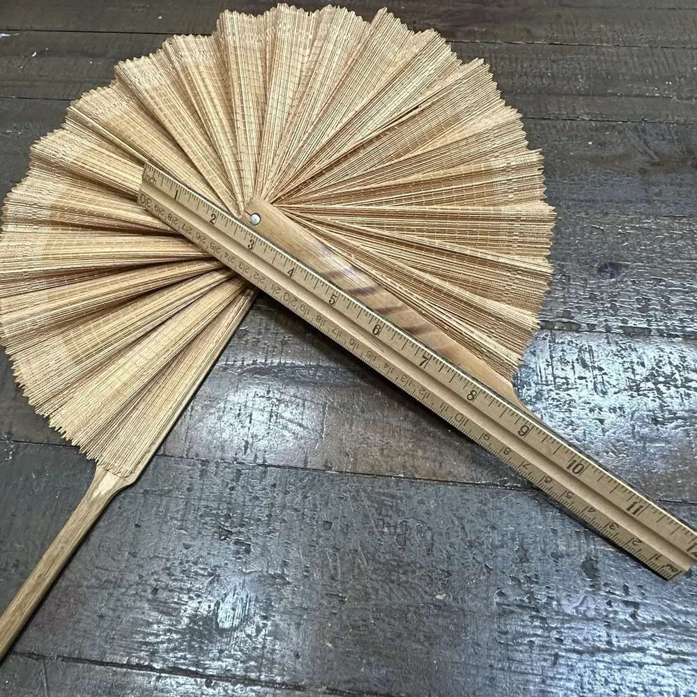 VTG Handmade Bamboo Folding Fan – 11
